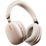 GOBOULT Fluid X Pro ANC Calling, 70Hrs Battery Life, 40mm Boosted Drivers, Foldable Design Bluetooth & Wired Headset (Sand Beige)