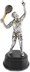 GOODS+GADGETS Coupe de Tennis - Statue de vainqueur Trophée de la Victoire 25cm modélisé avec Soin & Peint à la Main(Statue de vainqueur - Tennis)