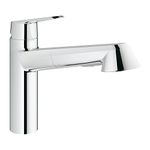 GROHE 33330002 Eurodisc Cosmopolitan Pull-Out Spray Head Kitchen Faucet