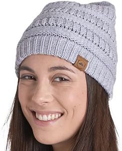 Tough Headwear Womens Winter Hat - Warm Chunky Cable Knit Beanies - Winter Beanie Hats for Women Cold Weather - Beanies Women
