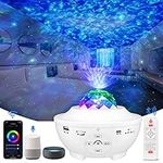 Galaxy Projector,Star Projector Night Light Bluetooth Speaker Starry Light Projector for Kid Room Decor Party Ceiling Stage Game Room,Work with Alexa & Google Asistant, Smart WiFi Remote Control USB