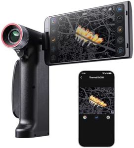 DV2 Thermal Camera for Birdwatching, Night Vision Infrared Camera 5'' Rotatable HD Screen, Work for Outdoor Wildlife Observation