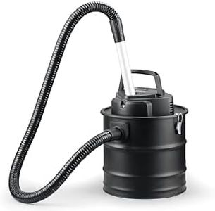 Valo Aschesauger (Kaminsauger mit Blasfunktion, Trockensauger mit Hepa Filter, Ofensauger, 1.600 Watt, 20 Liter, Maße: 30 x 30 x 36 cm (LxBxH), schwarz) VK000702