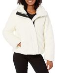 Calvin Klein Women's Faux Sherpa Coat, White, M