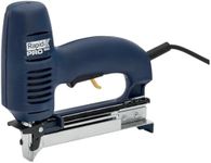 Rapid Electric Staple Gun PRO R553 for No. 53 Staples and No. 8 Brads, Stapler and Brad Nailer with Adjustable Impact Setting and Removable Front Plate, For Textiles, Carpets and Leather (10642901)