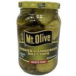 Mt. Olive Kosher Hamburger Dill Chips 473ml (Pack of 3)