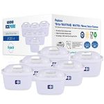 GOLDEN ICEPURE Water Filter Replacement for Brita Maxtra +, Brita Maxtra, Anna Duomax Pack of 6 (Invoice Available) (6)