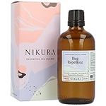 Nikura Insect Bug Repellent Essential Oil Blend - 100ml | Made from Citronella, Lavender, Lemongrass & Peppermint | Perfect for Aromatherapy, Diffuser, Repelling | Vegan & UK Made