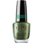 OPI x Wicked Ozitively Elphaba Nail Lacquer – Limited Edition Collection Nail Polish, Gold Pearl Shine Nail Varnish with Olive Base, Salon Quality, 15ml