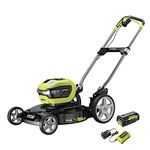 Ryobi RY36LMMX51A-140 36V Cordless Mulch Mower with Battery & Charger | 51 cm Cutting Width Lawnmower