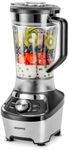 GEEPAS Electric Jug Blender Smoothie Maker, Food Jug Blender Smoothie, Ice Crush, Clean, Pulse Functions, BPA Free Tritan 1.8L Jar Smoothie Milkshake Maker Ice Crusher 1200W, Silver/Black