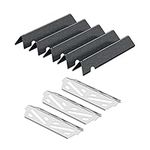 Porcelain Enameled Grill Flavrizer Bars＆Heat Deflector Replacement Parts for Weber 66032 66040,BBQ Accessories for Weber Genesis II E-310, E-330, E-335, S-335, II LX S/E-340 Grill