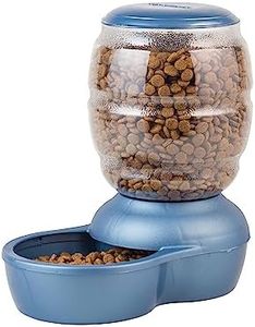 Petmate Replendish Gravity Feeder, 5 lb, Blue, Made in USA