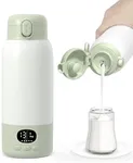 Lxlu Portable - Bottle - Warmer 17oz Large Capacity Bottle Warmer for Travel, Fast Heating for Breast Milk Formula and Milk, Suitable for Baby Outdoor Airplane and Car Green5