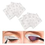 64 Pcs Cat Eyeliner Eyeshadow Stencil Stickers,Eyeliner Stencils Stickers,Eyeliner Stencil Cards,Eyeliner Template Sticker for Smokey Eyes or Winged Eyeliner,Quick Cat Eye Makeup Tool for Beginners