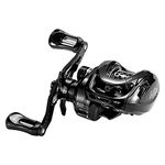 DOVIELLO BMC100 150g/0.33LB BFS Reel Baitcaster Reels with Drag Clciker 8.1:1 High Speed 5KG/11LB Drag Power 11+1BB Baitcasting Reel Bait Fitness System Carbon Fishing Reel