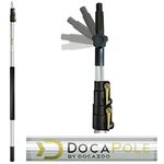 DocaPole 1.5 - 3.5m Extension Pole - Multi-Purpose Telescopic Pole//Light Bulb Changer//Paint Roller//Duster Pole//Telescoping Pole for Window Cleaning, Gutter Cleaning, and Hanging Lights