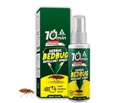 Amish Herbal Bed Bug Spray 100ml (Pack of 1) | Eliminates Bed Bug Colony in 10 Minutes | 100% Organic & Chemical-Free Formula | Powerful Instant Action BedBug Repellent for Home