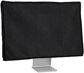 kwmobile Dust Cover for 31-32" Monitor - Linen Monitor Display Protector - Protect Your Computer Screen - Black