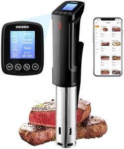 Inkbird Wifi Sous Vide Culinary Cookers, 1000 Watts Stainless Steel Precise Immersion Circulator with Recipe, Precise Temperature, Timer, Programmable Interface, Thermal (ISV-100W)