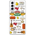 Warner Bros. Friends 014 Phone Case Optimally Adapted for Samsung S21 Plus White