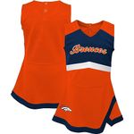 Outerstuff Girls Infant Orange Denver Broncos Cheer Captain Jumper Dress