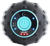 Vive Vibrating Massage Ball - Deep Tissue Massager - Muscle Therapy for Foot, Back and Arm - 4 Speed Electric and Rechargeable Tool - for Trigger Point Tension, Myofascial Release and Pain Relief