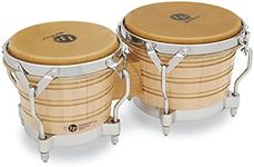 Latin Percussion LP201A-2 Bongo Drum Natural / Chrome