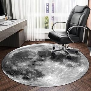 TUXOIUBA Office Chair Mat for Hardwood & Tile Floor, 110×110cm Computer Chair Mat for Rolling Chair, Large Floor Protector Rug, Multi-Purpose Floor Protector for Home Office