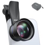 NEEWER 58mm Telephoto Lens with 17mm Threaded Phone Camera Lens Clip, 6 Elements in 5 Groups 2X Magnification Compatible with iPhone Android Samsung for Portrait Photography, LS-71