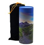 Casket Depot Saguaro Trail Adult Size Memorial Collection Scattering Tube, Biodegradable Urn for Scattering Ashes, Eco Urn (Large Adult 250 Cubic Inches)