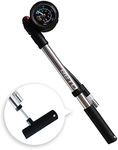 Beto Precision High Pressure Shock Pump (SP-002AGN) with Gauge, 400 PSI 28 BAR, for Front Fork and Rear Bicycle Suspension and Air Shocks