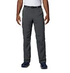 Columbia Men’s Hiking Cargo Pants, SILVER RIDGE CARGO PANT, Nylon, Grill, Size: 34, AM8007