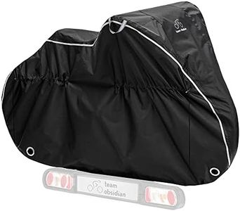 TeamObsidian Housse de Velo - Bache Exterieur et Transport Imperméable pour 1 Vélo - Abri en Matériau Ripstop très Résistant - Protection Constante en toutes Saisons