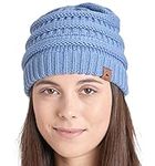 Tough Headwear Cable Knit Beanie - Thick Soft & Warm Chunky Beanie Hats for Women & Men - Serious Beanies for Serious Style