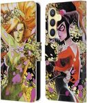 Head Case Designs Officially Licensed Batman DC Comics Poison Ivy Gotham City Sirens Leather Book Wallet Case Cover Compatible with Samsung Galaxy S24 5G