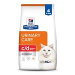 Hill's Prescription Diet c/d Multicare Urinary Care with Chicken Dry Cat Food 4 lb