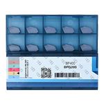 CDBP GTN-4 (SP400) CNC Grooving & Cut Off Carbide Inserts Steel Fit for SPB426/36, PVD Coated, 10pcs
