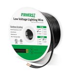 FIRMERST 12/2 Low Voltage Landscape Wire Outdoor Lighting Cable 200 Feet