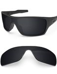 BlazerBuck Polycarbonate Polarized Replacement Lenses for Oakley Turbine Rotor OO9307 - Black AR Coated