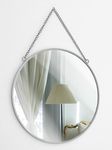 GreyZouq Metal Framed Round Wall Mirror 25cm