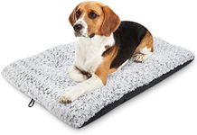 Dog Bed Kennel Pad Washable Anti-Slip Crate Mat for Medium Dogs and Cats (30-inch)