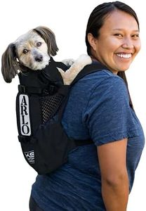 K9 Sport Sack | Dog Carrier Adjustable Backpack (Medium, Air 2 - Jet Black)
