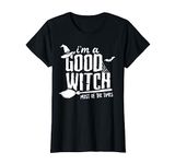 Good Witch Most Of The Time Funny Halloween Women Girls T-Shirt