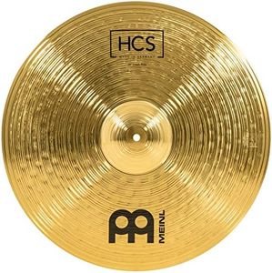 Meinl Cymbals HCS 20” Crash/Ride Cymbal for Drum Set — Made in Germany — Traditional Finish Brass, 2-Year Warranty (HCS20CR)