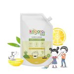 Koparo Natural Disinfectant Floor Cleaner Liquid | 2 Litres | Lime & Lemongrass | Tile & Marble Cleaner | Eco-friendly, Organic & Non-Toxic | Skin Safe, Baby Safe & Pet Friendly