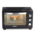 AGARO Marvel Oven Toaster Grill With Motorized Rotisserie&5 Heating Modes (Black,25 Litres),1600 Watts,25 Liter