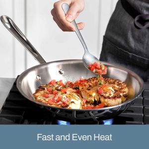 All-Clad D3 10-Piece Stainless Steel Cookware Set
