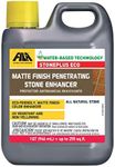 FILA Surface Care Solutions, STONEPLUS ECO, Stone Sealer and color Enhancer, Water Based Paver Sealer, Ideal for All Natural Stone like Travertine, Granite and Slate; Outdoor Enhancing Sealer, 1Qt