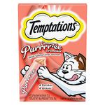 TEMPTATIONS Cat Treats, Adult Creamy Puree Lickables, Salmon, 12g Pouches (44 Pack)